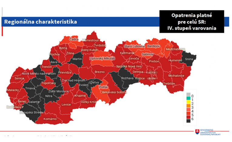 Aktuálny regionálny Covid automat Aktuálny regionálny Covid automat